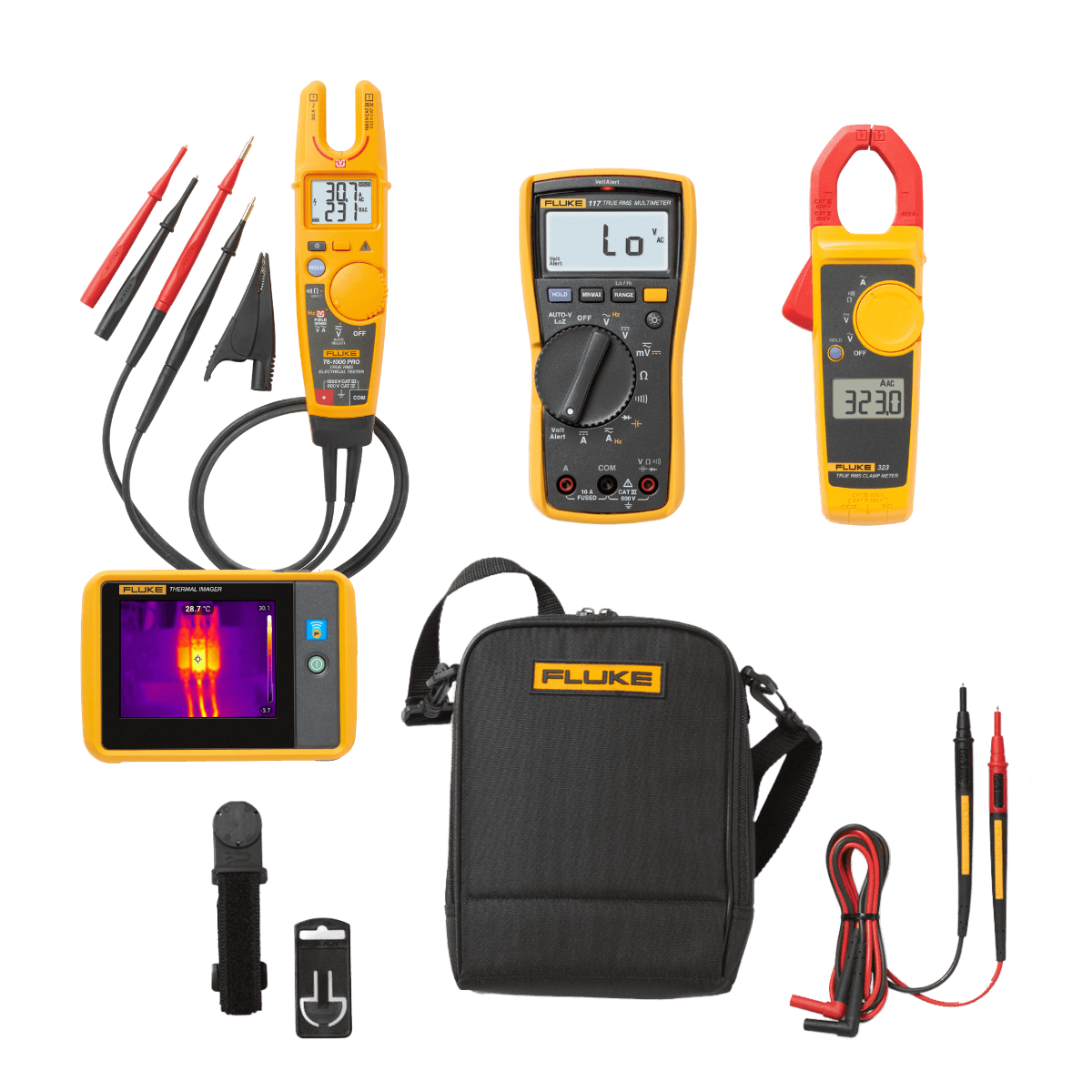 Fluke PTi120 + 117/323 + T6-1000 PRO