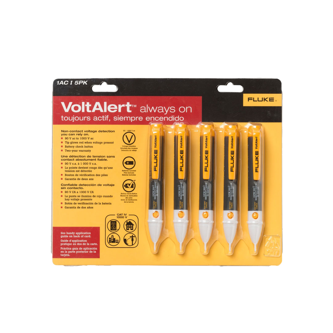 Fluke 1AC II Non-Contact Voltage Tester (pack of 5)