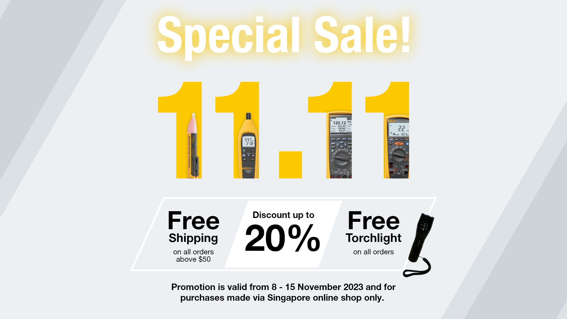 Fluke 11.11 Promotion 2023 | Fluke Singapore