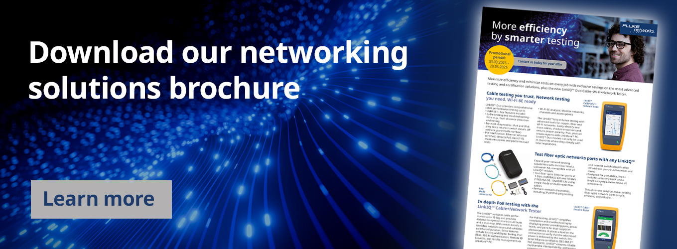 Download our networking solutions brochure