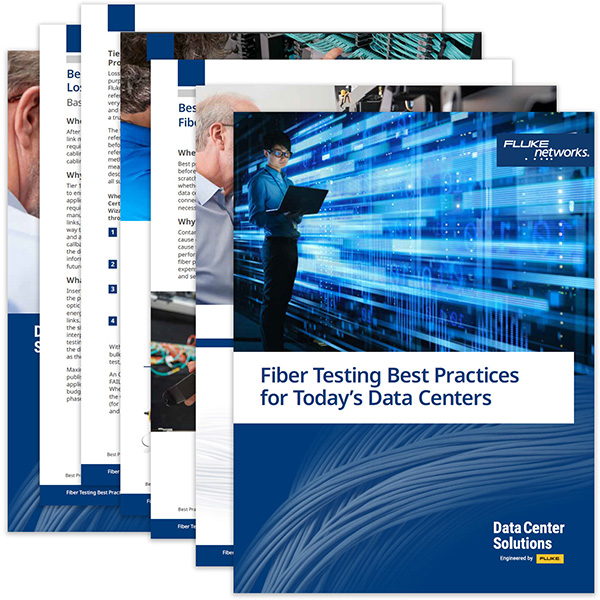 Fiber Testing Best Practices eBook cover