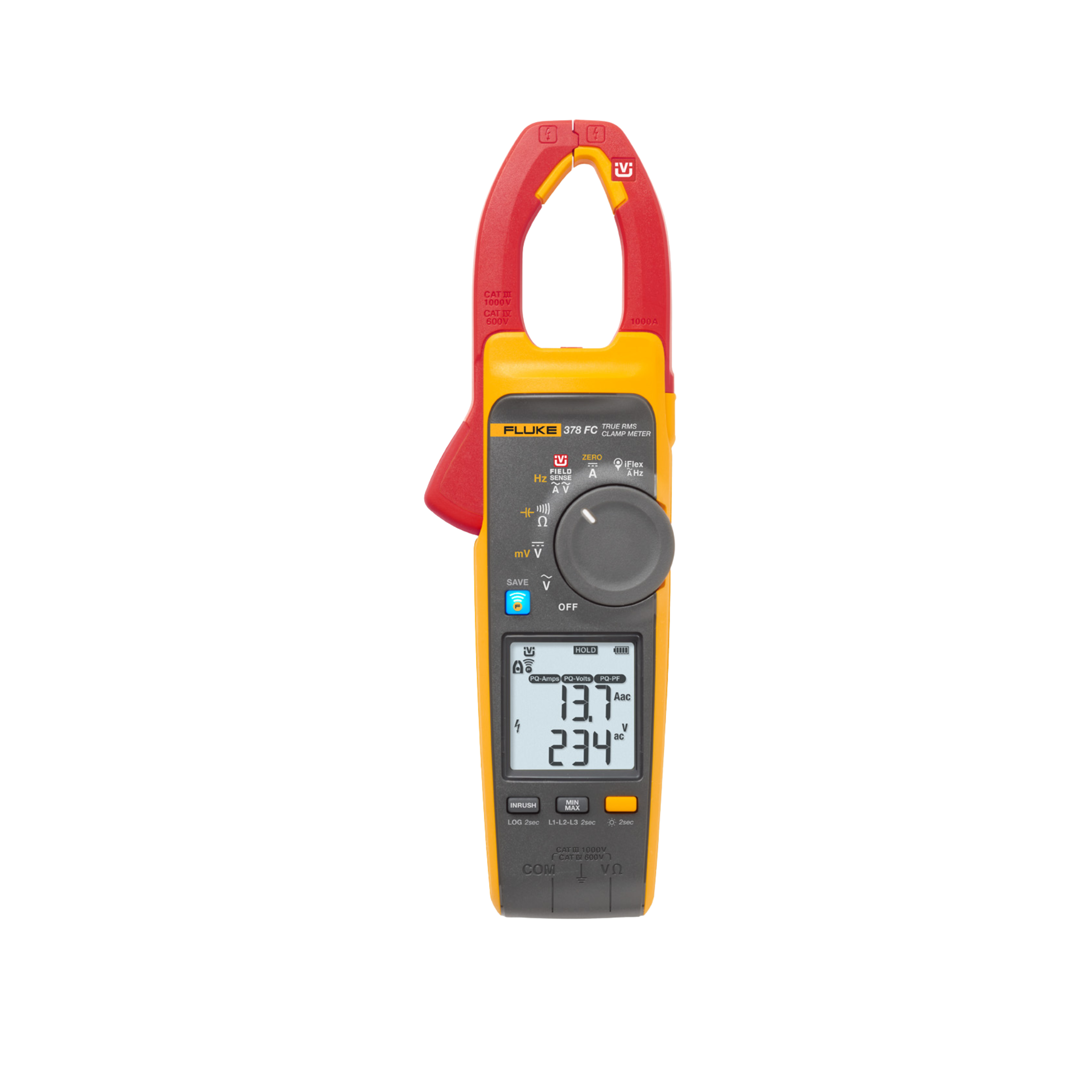 Fluke 378 FC Current Clamp Meter with iFlex